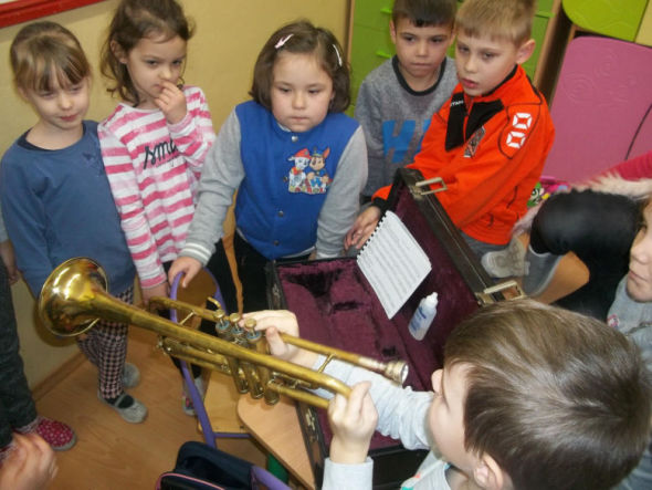 Niecodzienny gość u sześciolatków